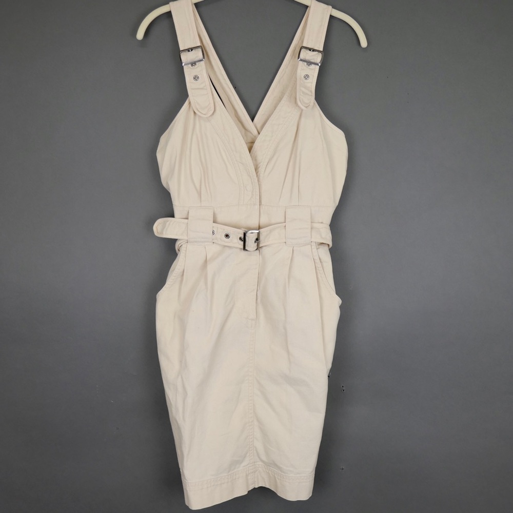 Anthropologie Viola Khaki Trench Dress with Buckle
